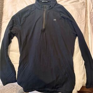 Men’s Travis Mathew Black Quarter Zip